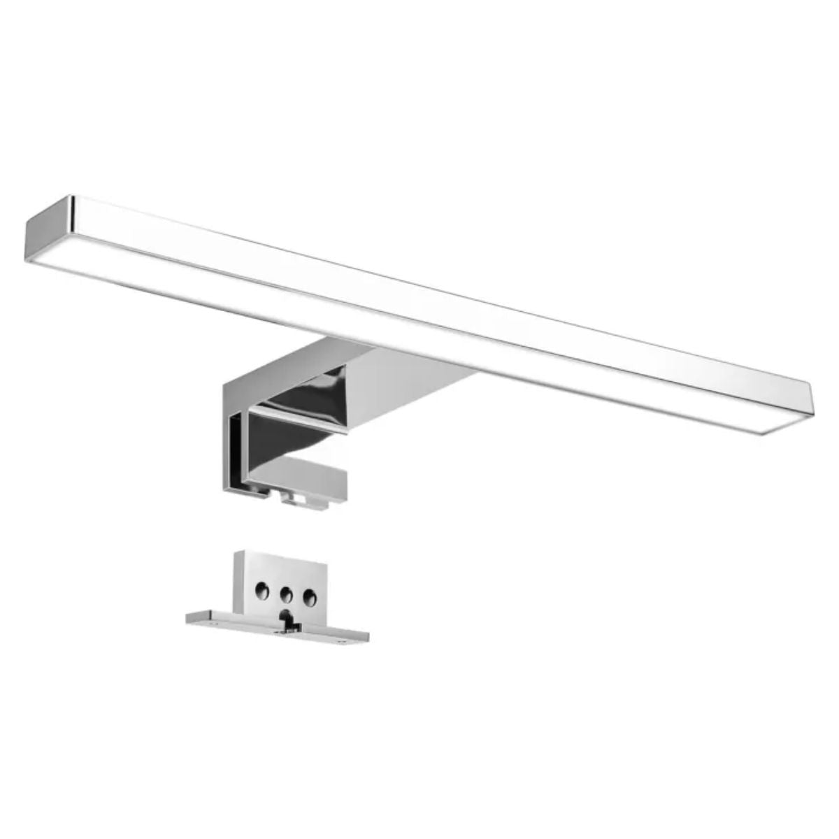 Spiegellamp - Badkamer - Spiegelverlichting - Lamp - 30CM - IP44 - 4000K - Chroom