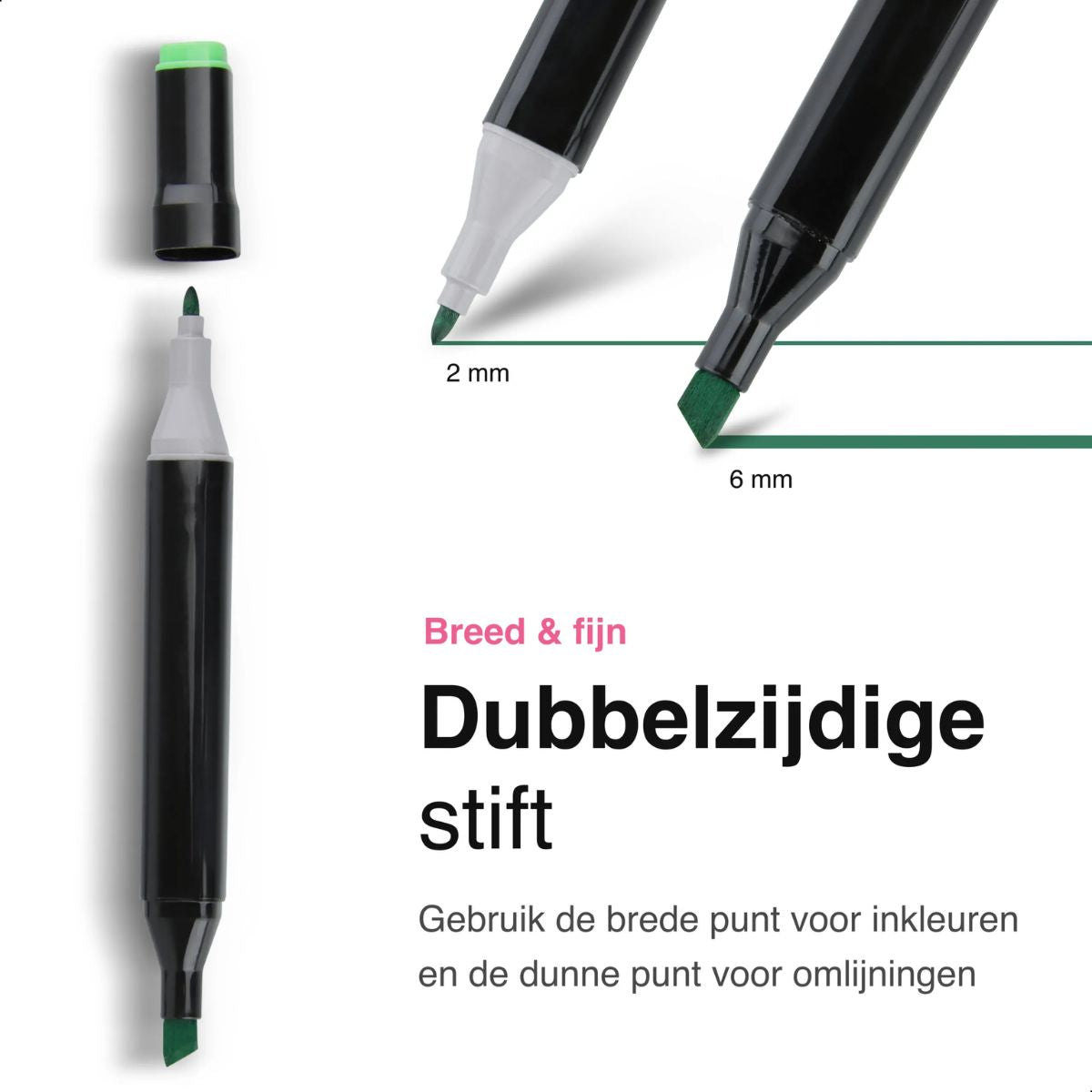 Twinmarkers - Markeerstiften - 80 Stuks