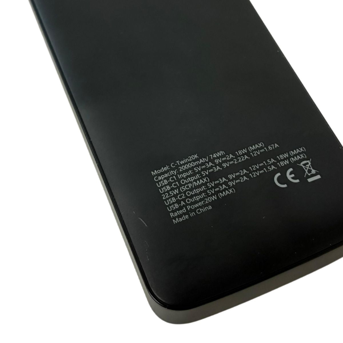 Powerbank 20.000mAh - 22,5W Snellader voor 3 apparaten tegelijk opladen