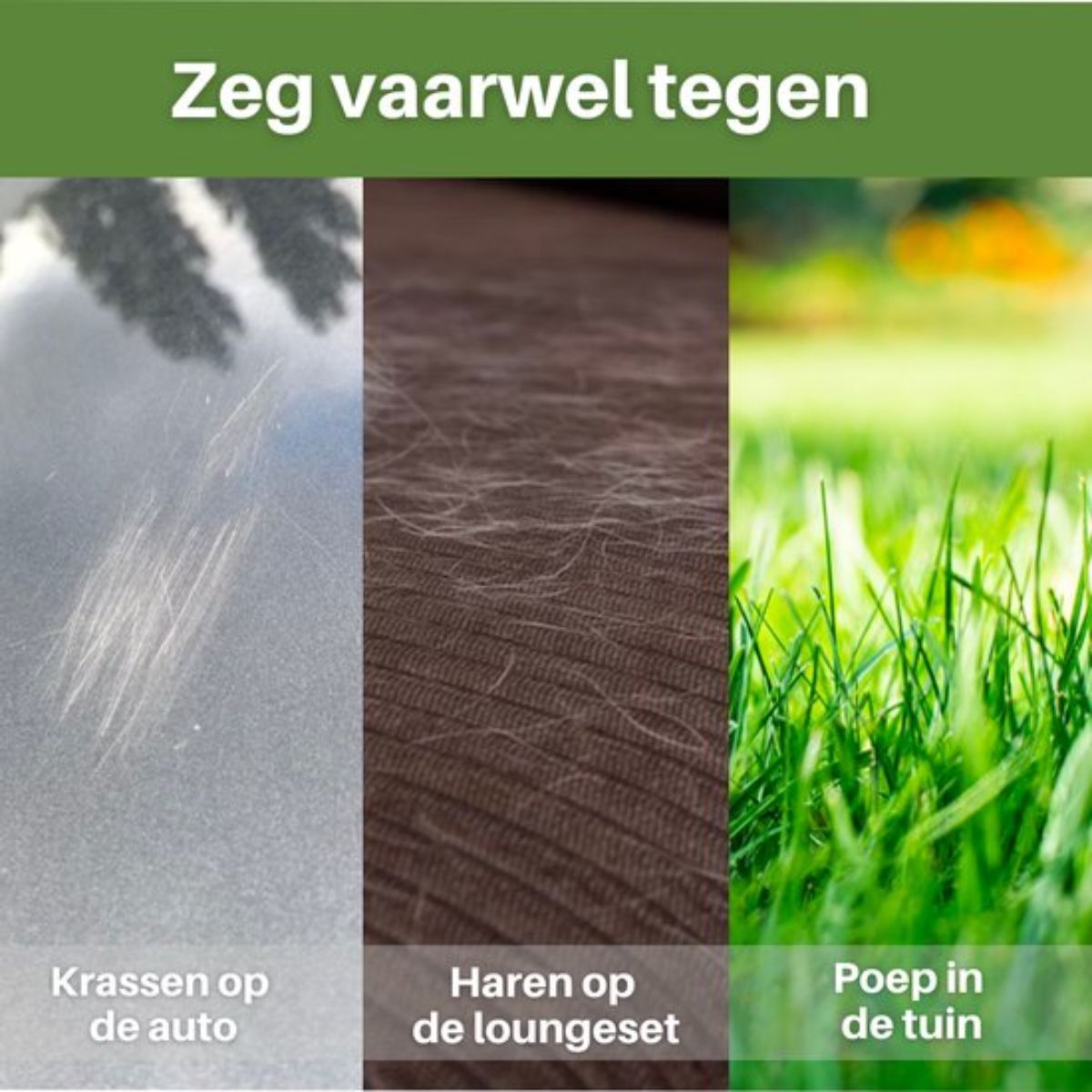 Kattenverjager op Zonne-Energie - Dierenverjager - Marterverjager - Muizenverjager - 110 graden - Uniek Vlamlicht - Waterdicht - Weerbestendig - Groen