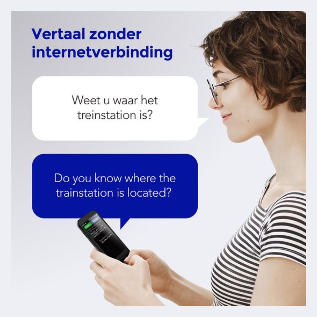 Membeli Vertaalcomputer - met Simkaart - Offline - Muama Enence - Vertaal Apparaat - 4 inch Touchscreen - 135+ Talen - Zwart