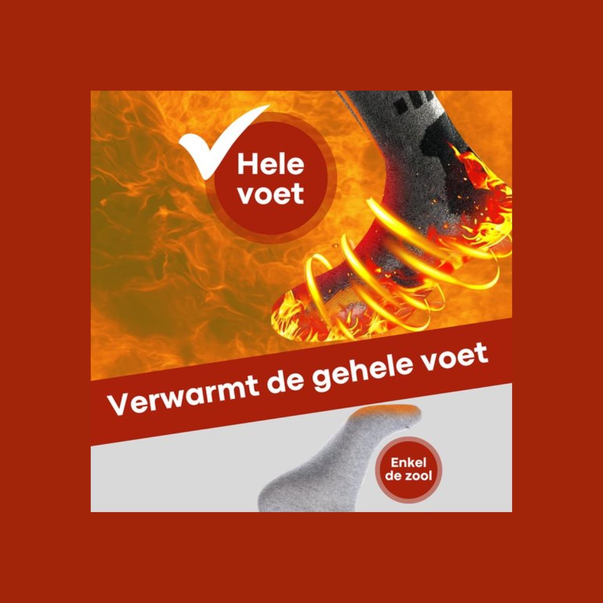 Membeli Verwarmde Sokken - Maat 39 t/m 44 - Elektrische sokken - Warme Sokken Dames & Heren - Groot Verwarmingselement en USB oplaadbaar - Thermosokken - Zwart
