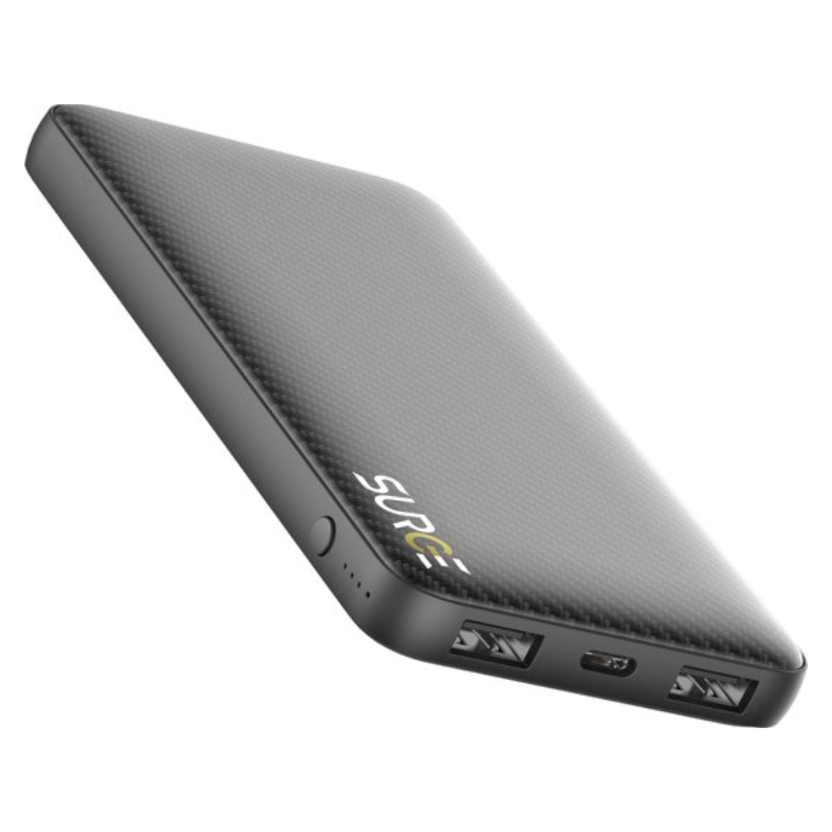 Surge Powerbank 20.000mAh - 3 apparaten tegelijk opladen - Geschikt voor iPhone en Samsung - Met USB-C aansluiting - Zwart