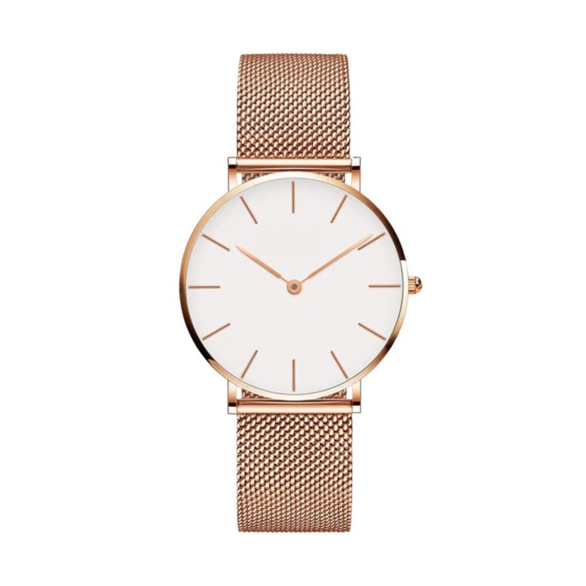 Tyme Ibiza Dames Horloge - 36mm Wit/Rosékleurig - Horloges voor Vrouwen & Meisjes - Polshorloge - Uurwerk - Moederdag Cadeautje - met Cadeauverpakking
