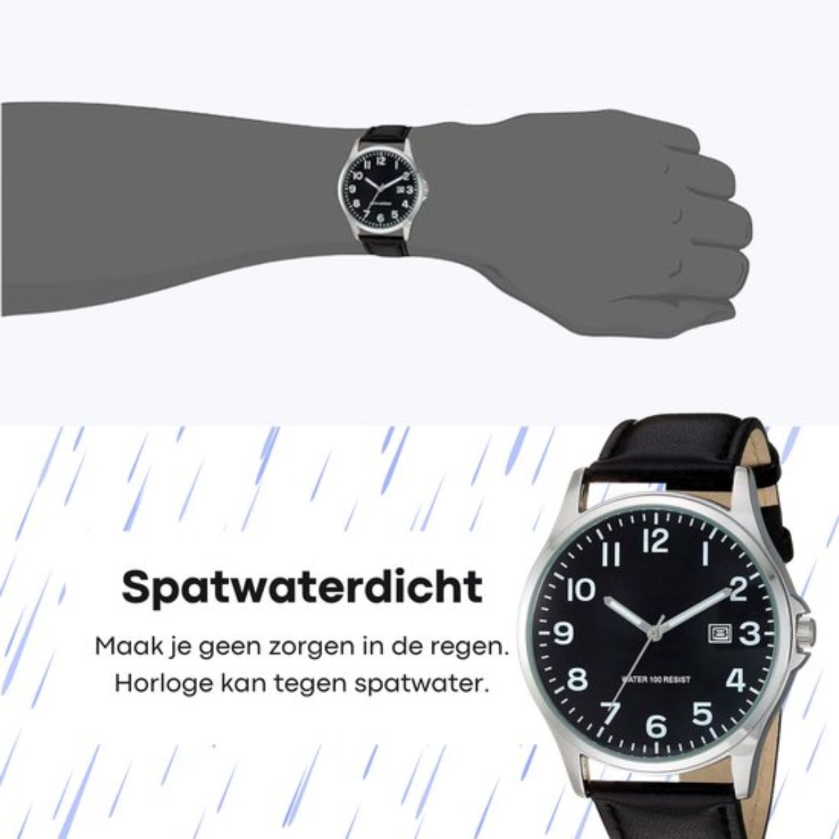 Tyme Tokyo Horloge Heren - 42mm - Zwart - Horloges voor Mannen