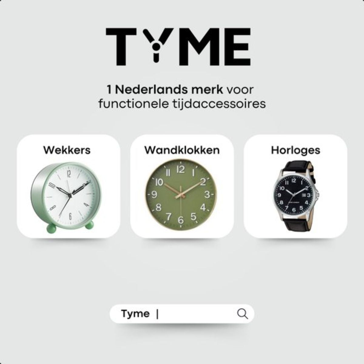Tyme Tokyo Horloge Heren - 42mm - Zwart - Horloges voor Mannen