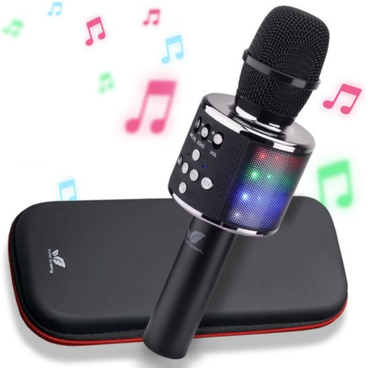 Karaoke Microfoon Met Speaker - Bluetooth - Zwart