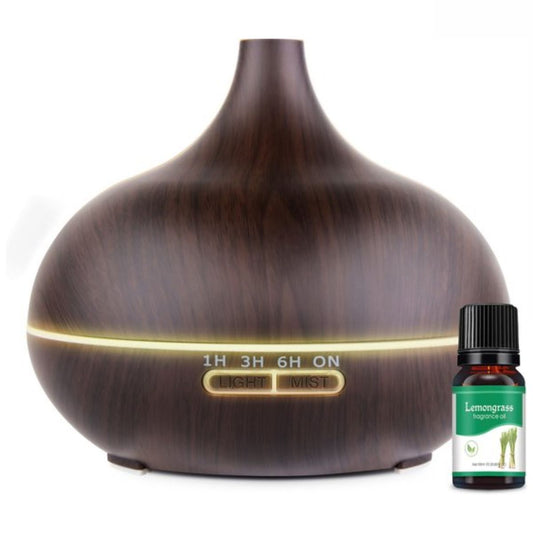 Aroma Diffuser – 550 ML – Luchtbevochtiger – Donkerbruin