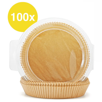 Airfryer Bakpapier - 100 Stuks - 22 CM