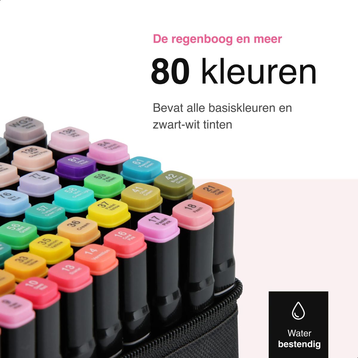 Twinmarkers - Markeerstiften - 80 Stuks