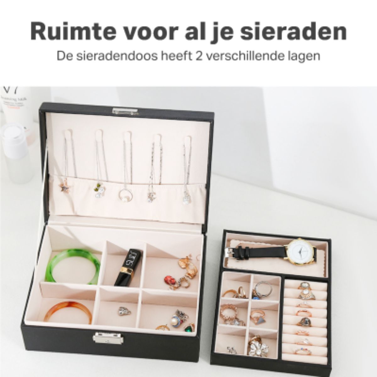 Sieradendoos - Sieradendozen - Sieraden Opbergers - Juwelendoos - Sieraden doosje - Doos - Organizer