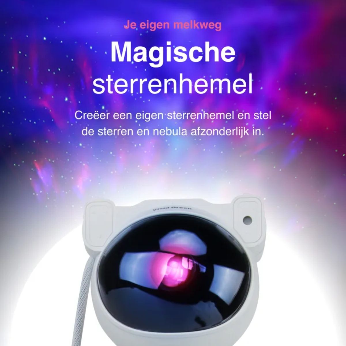 Sterren Projector - Astronaut - Sterrenhemel Projector - Wit