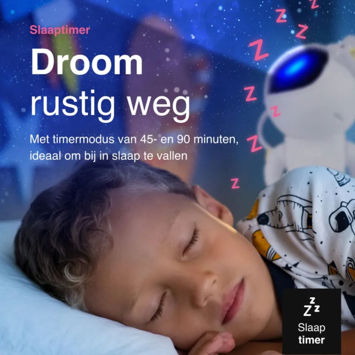 Sterren Projector - Astronaut - Sterrenhemel Projector - Wit