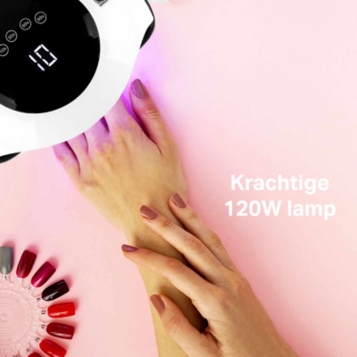 UV Nageldroger - Gellak Nagel Lamp - Led - 120W - Wit