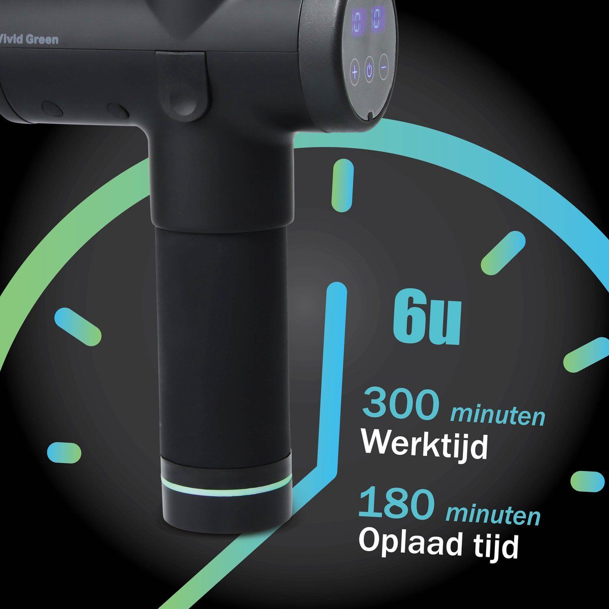 Massage Gun - 6 Koppen - Professioneel