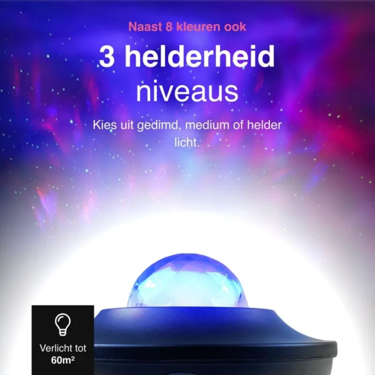 Sterren Projector - Galaxy - Zwart