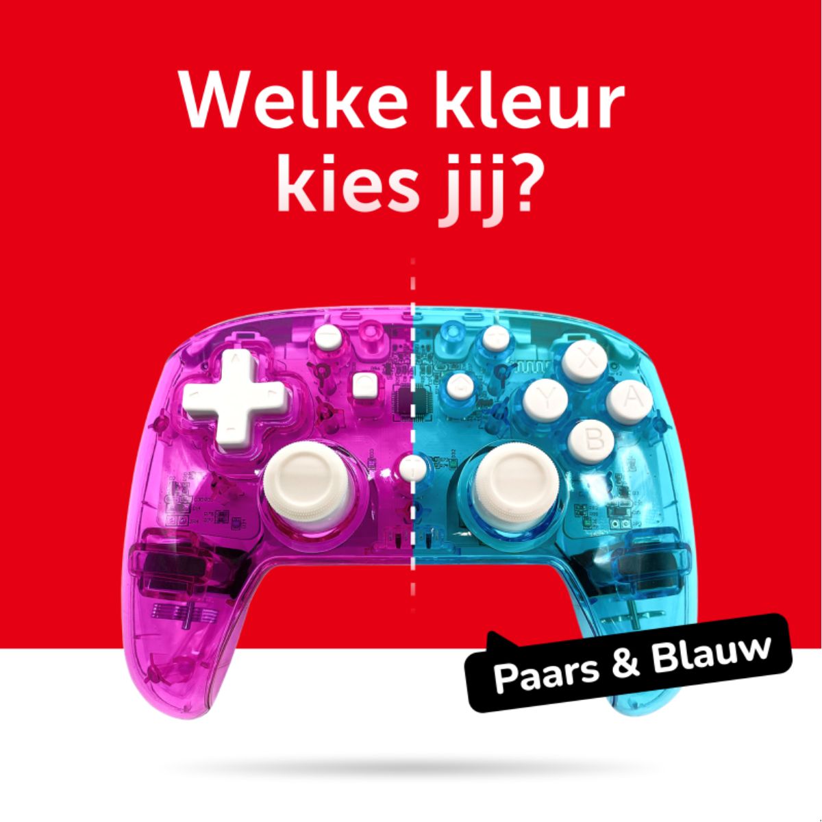 Draadloze Controller - Nintendo Switch Pro - Paars