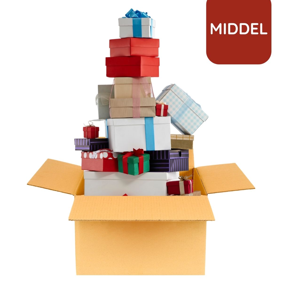 Dobbelspel Cadeaubox - 10 Cadeaus - Middel Pakket