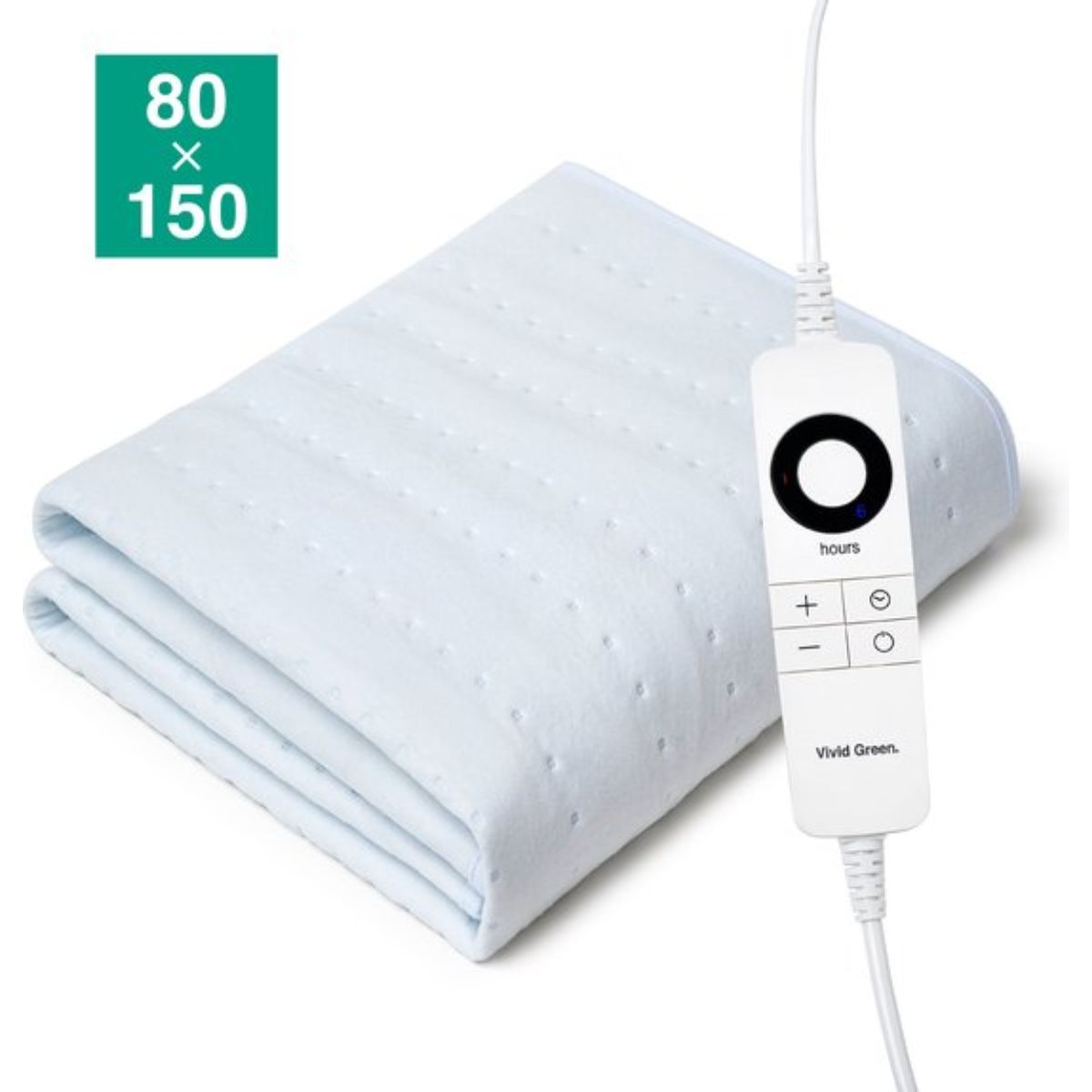 Elektrische Onderdeken 150x80cm - 1 Persoons - 6 standen - Warmte deken - Onderdeken - Wit