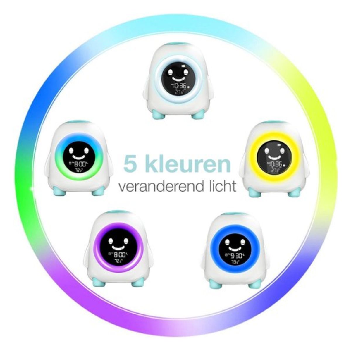 Slaaptrainer voor Kinderen - Kinderwekker - Slaapwekker - Slaaptrainers - Pinguïn