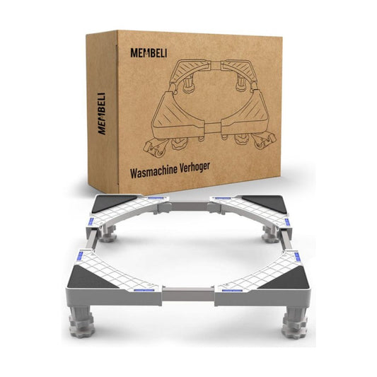 Membeli Wasmachine Verhoger - Wasmachine Opbouwmeubel - Sokkel - Ombouw - Universele Verhoging - Anti-Vibratie - 300kg