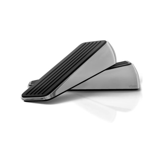 Moeve Deurstopper - Deurstoppers voor Binnen & Buiten - Deurstop - Deurvastzetter - Deurklem - Rubber / RVS - 2st