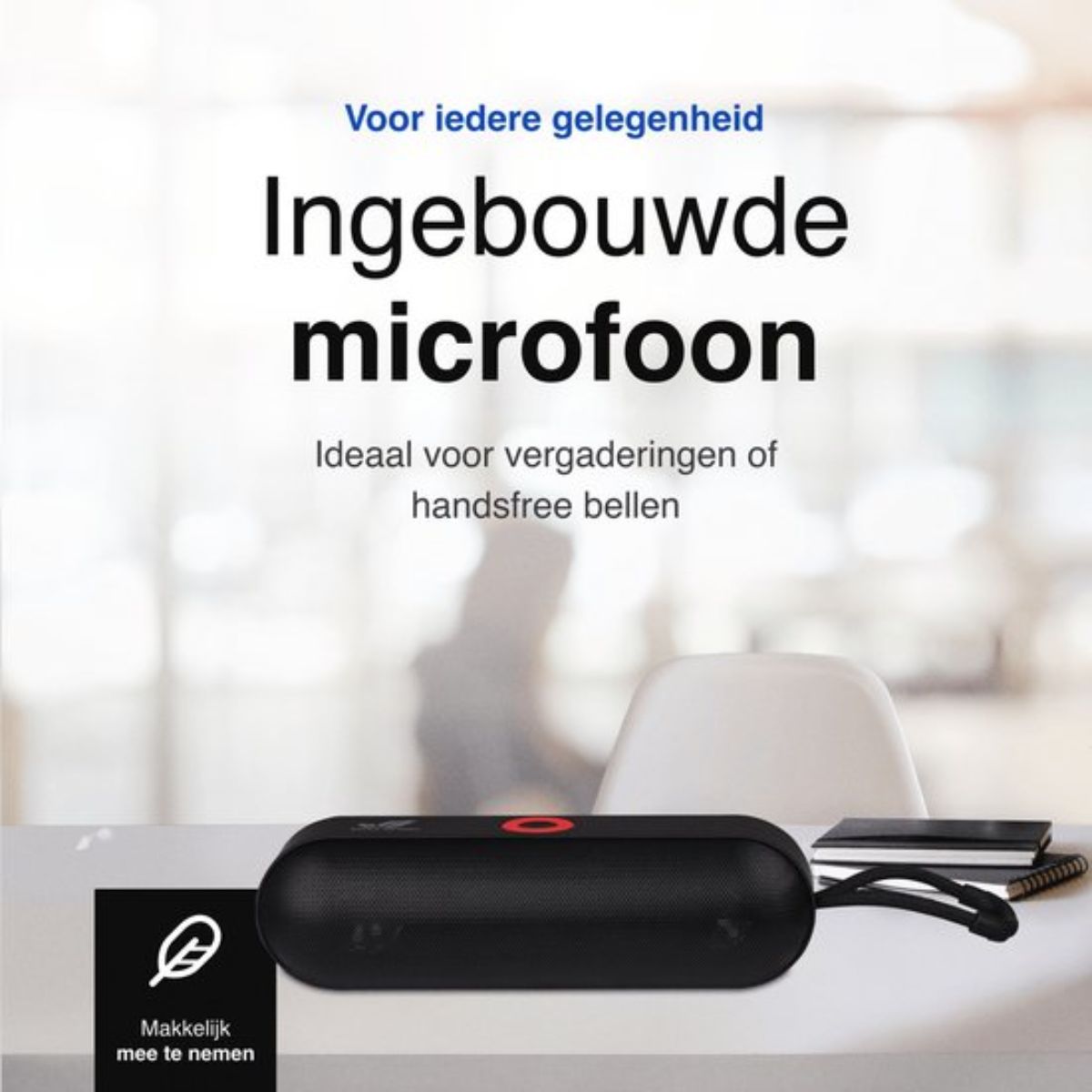 Bluetooth Speaker Met Radio – Draadloos – Zwart