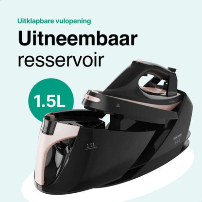 Stoomstrijkijzer met Stoomgenerator - 3000W - Rosé Goud