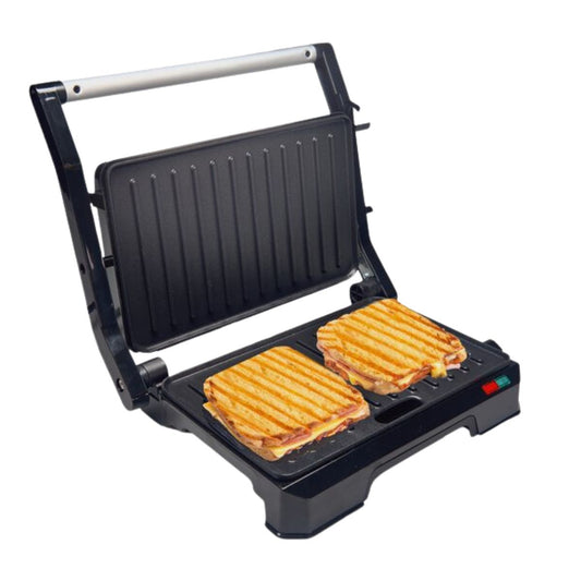 Tosti Apparaat voor 2 Tosti's - Grill IJzer - Contactgrill - Panini - Apparaten - Uitklapbaar