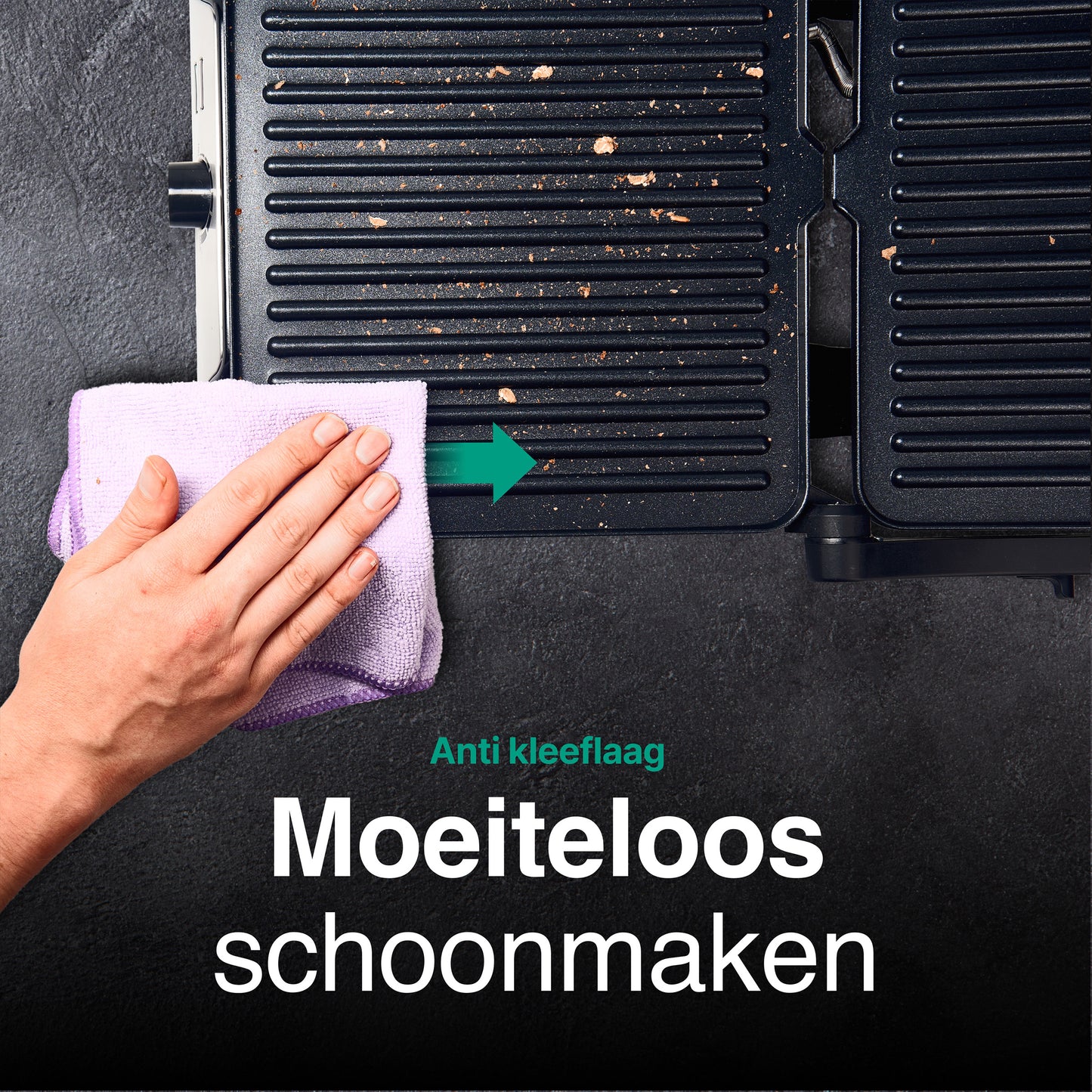 Tosti Apparaat voor 4 Tosti's - Grill IJzer - 2000W