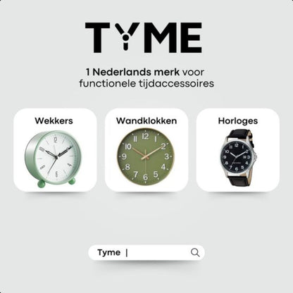 Tyme Tokyo Horloge Heren - 42mm - Zwart - Horloges voor Mannen