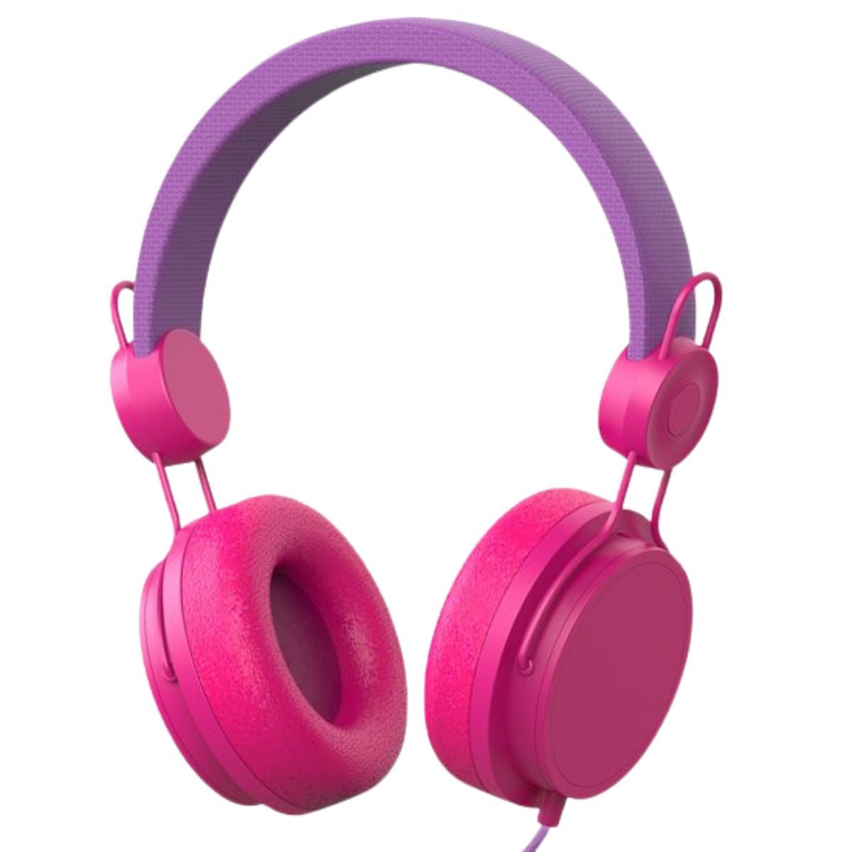 Koptelefoon Kinderen - Kids Headphones - Kind - Met Draad - Koptelefoons- Headphone - 85 dB Limiet - Roze/Paars