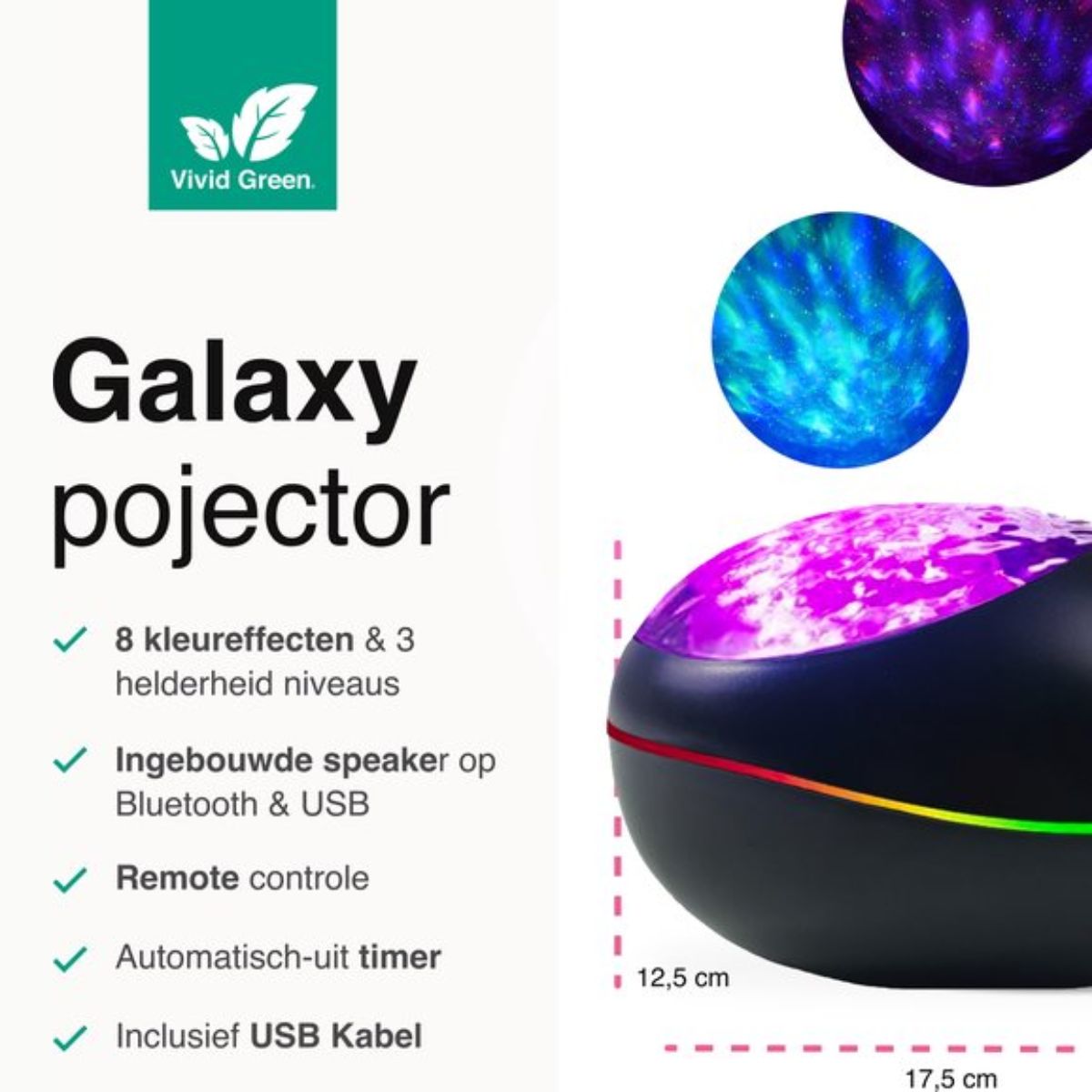 Sterren Galaxy Projector - Sterrenhemel - Sterrenprojector - Sterrenlamp - Star Sky Light Projector - Galaxy Lamp - Ei