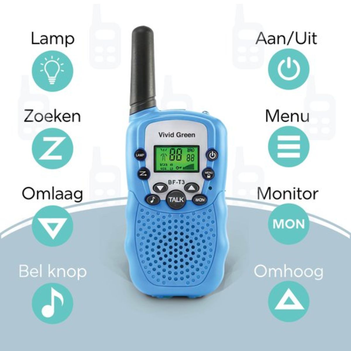 Walkie Talkie – Speelgoed – Portofoon – Blauw