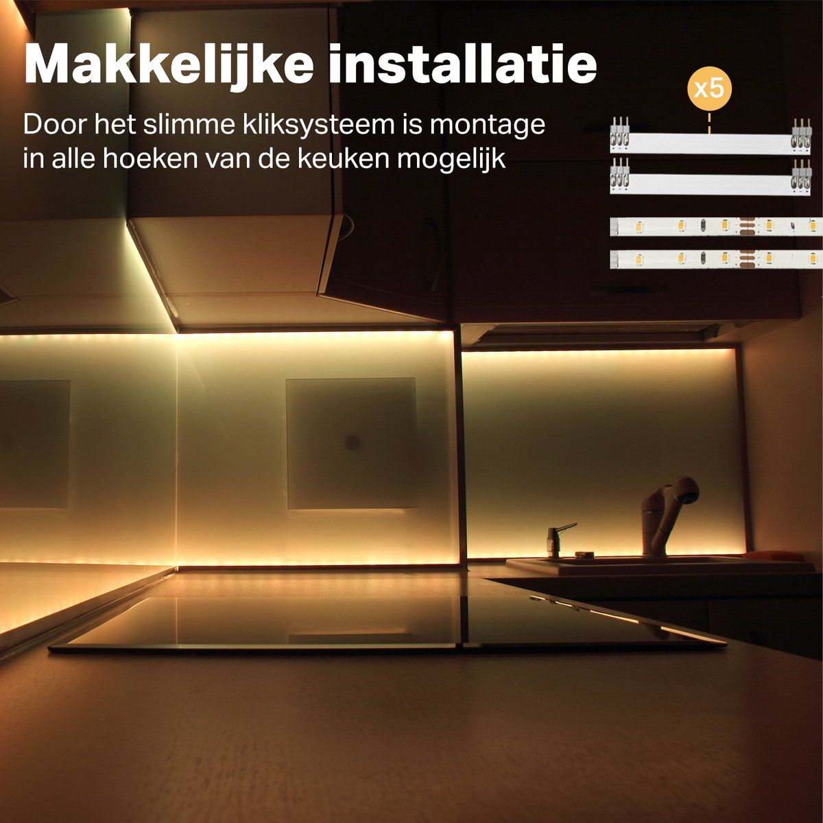 Ledstrip - Met Afstandsbediening - 3 Meter - Keukenverlichting